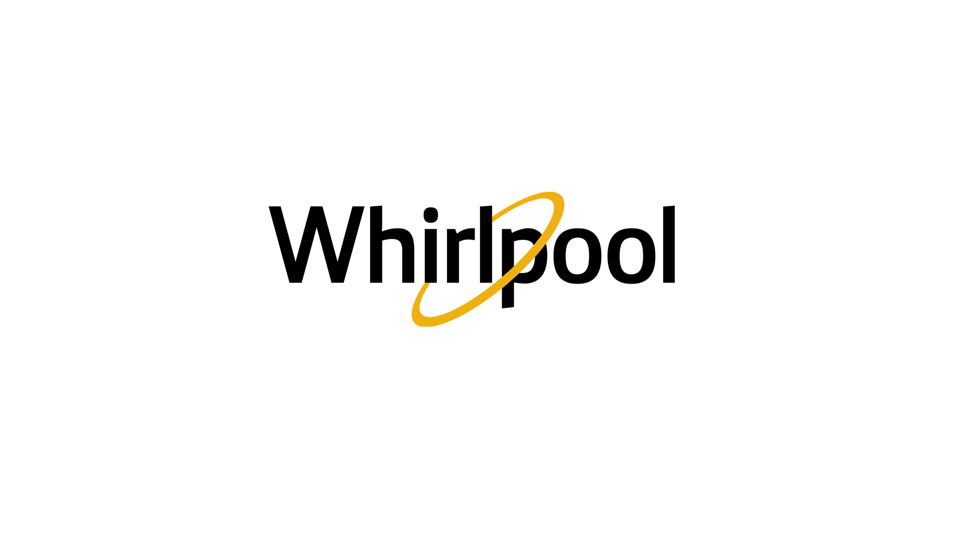 Logo da Whirlpool, marca atendida pela Cortex Filmes